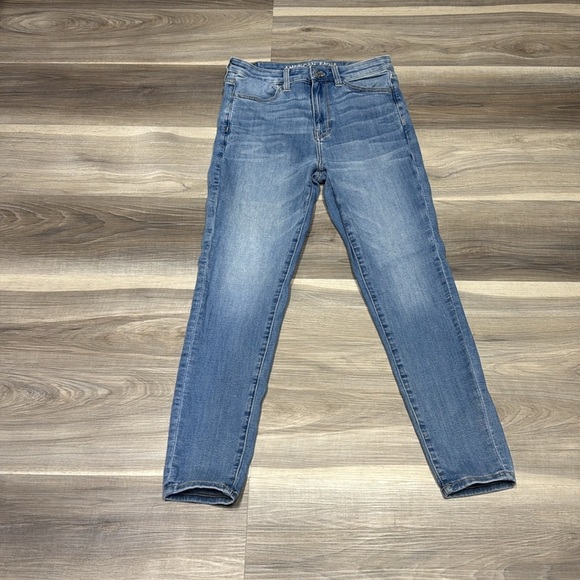 American Eagle super high-rise jeggings size 8 - Picture 1 of 12
